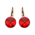Auskarai "Klaris II (Scarlet)" su Swarovski™ kristalais
